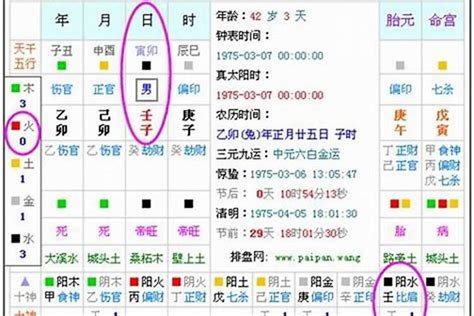 日 五行|生辰八字算命、五行喜用神查询（免费测算）